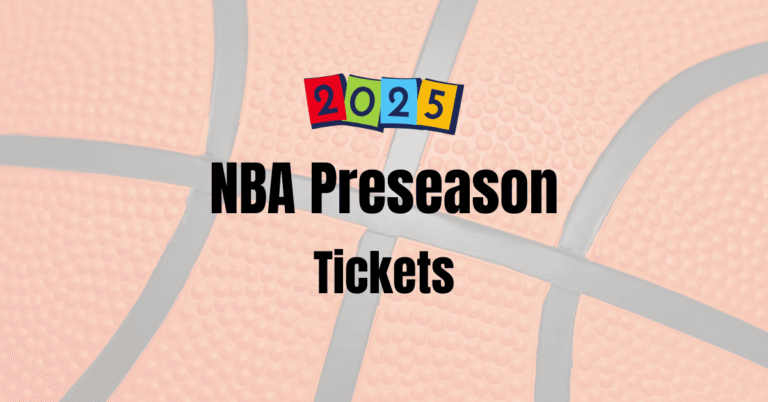 2025 NBA Preseason Tickets