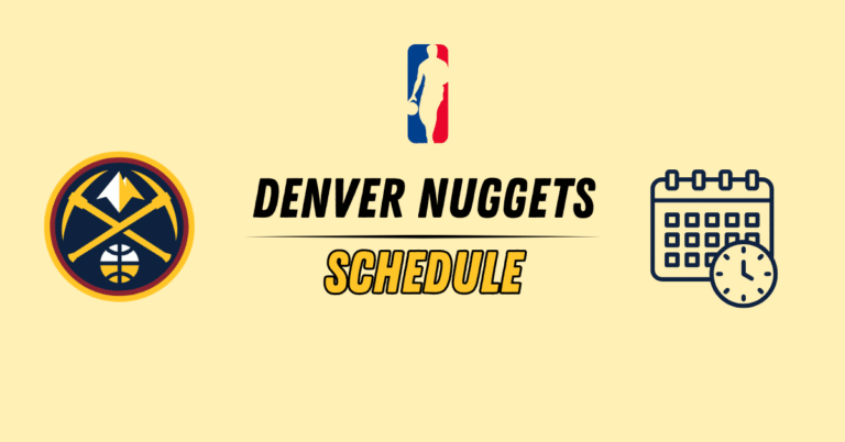 Nuggets Schedule 2025