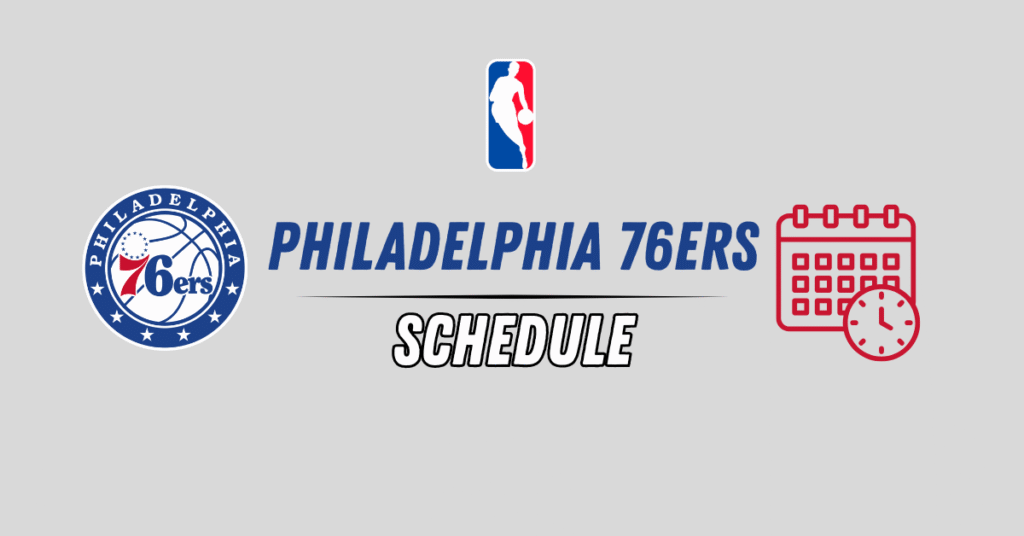 76ers Schedule 2025