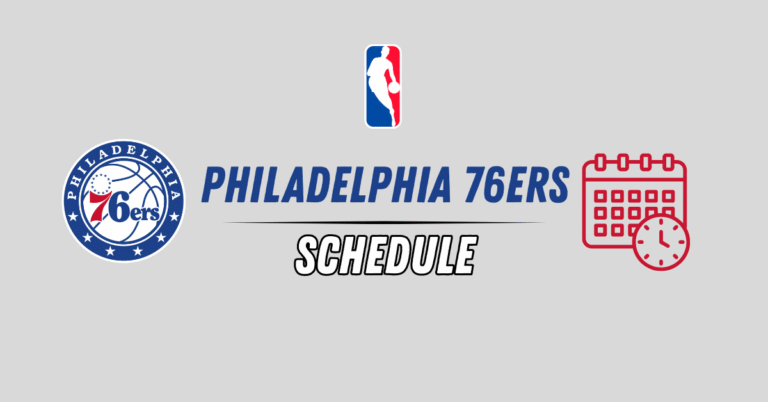76ers Schedule 2025